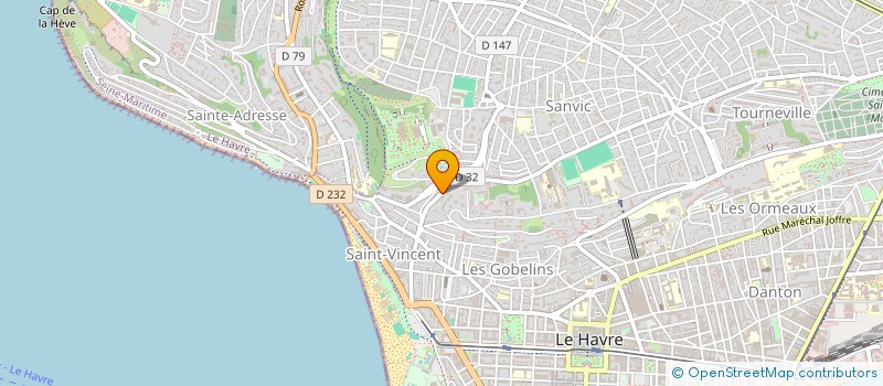 localisation de l'entreprise MONSIEUR JOHANN COURCHAI à LE HAVRE