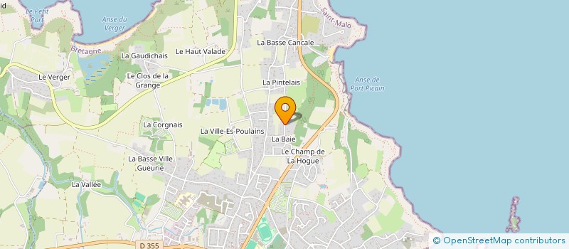localisation de l'entreprise MONSIEUR JOHANN COURGE à CANCALE