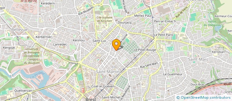 localisation de l'entreprise MONSIEUR JOHANN DANTEC à BREST