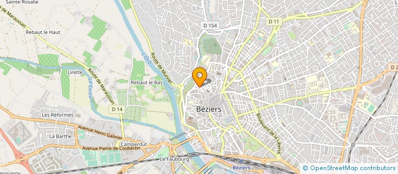 localisation de l'entreprise MONSIEUR JOHANN DENNE  BEZIERS