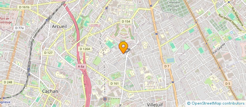 localisation de l'entreprise MONSIEUR JOHANN DERU  VILLEJUIF