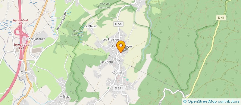 localisation de l'entreprise MONSIEUR JOHANN DESGRANGE  QUINTAL