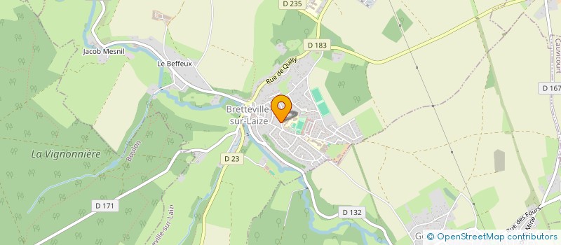 localisation de l'entreprise MONSIEUR JOHANN DEWAELE  BRETTEVILLE-SUR-LAIZE