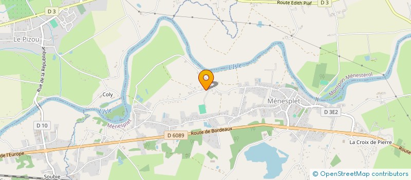 localisation de l'entreprise MONSIEUR JOHANN DUBOUE  MENESPLET