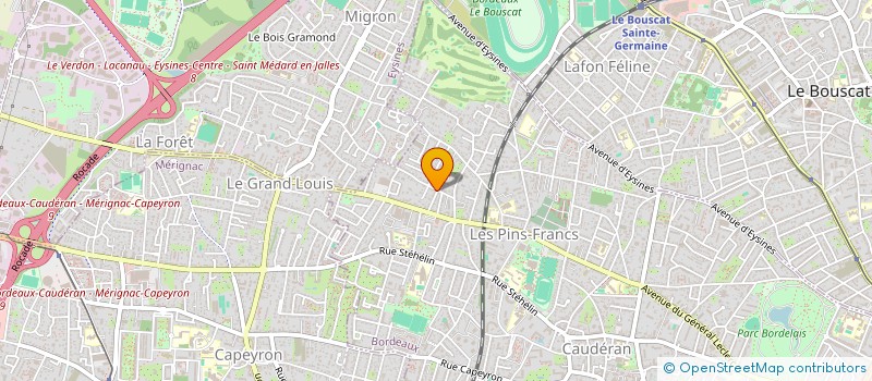 localisation de l'entreprise MONSIEUR JOHANN DUBUC  BORDEAUX