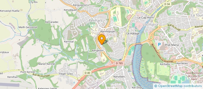 localisation de l'entreprise MONSIEUR JOHANN DUBUN à QUIMPER