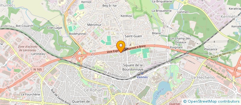localisation de l'entreprise MONSIEUR JOHANN DUROC à VANNES