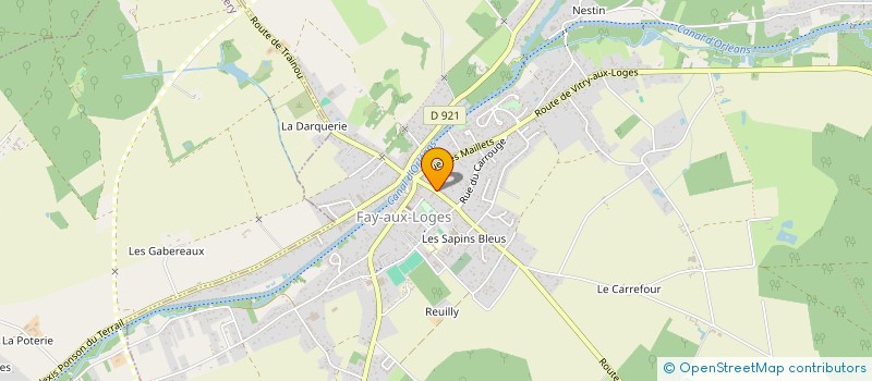 localisation de l'entreprise MONSIEUR JOHANN DUVAL à FAY-AUX-LOGES