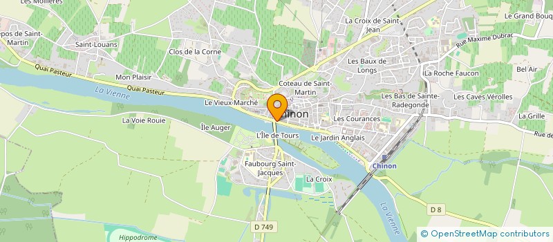 localisation de l'entreprise MONSIEUR JOHANN ELAIN à CHINON