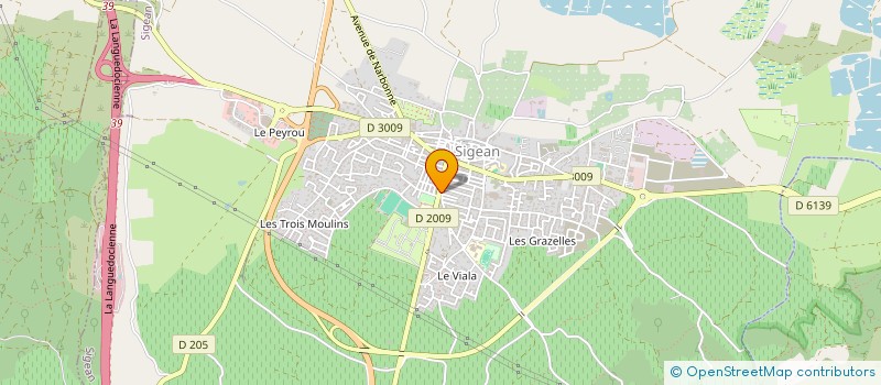 localisation de l'entreprise MONSIEUR JOHANN ERRE  SIGEAN