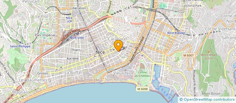 localisation de l'entreprise MONSIEUR JOHANN FLEUTIAUX  NICE