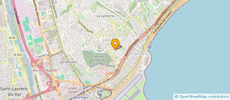 localisation de l'entreprise MONSIEUR JOHANN FRANCHI à NICE