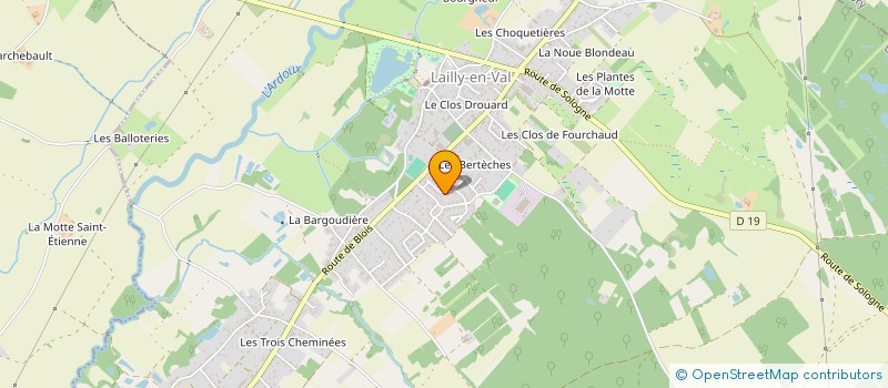 localisation de l'entreprise MONSIEUR JOHANN FRANCOIS à LAILLY-EN-VAL