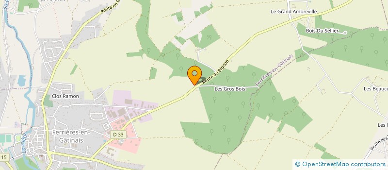 localisation de l'entreprise MONSIEUR JOHANN FREVAL à FERRIERES-EN-GATINAIS