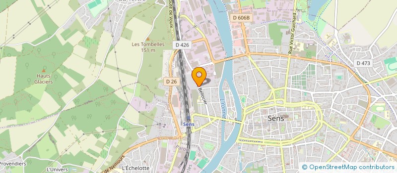 localisation de l'entreprise MONSIEUR JOHANN FROISSARD  SENS