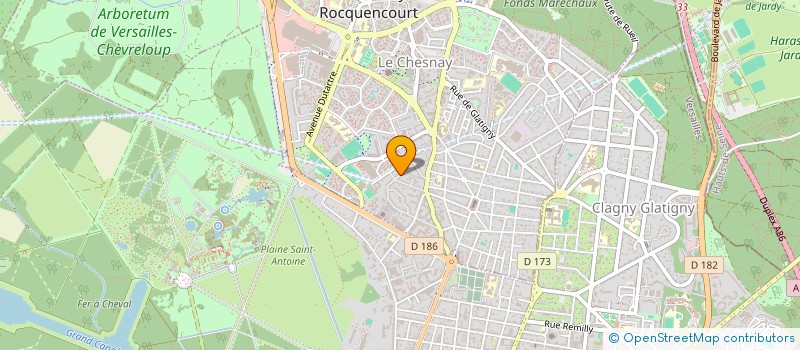 localisation de l'entreprise MONSIEUR JOHANN GAY  LE CHESNAY-ROCQUENCOURT