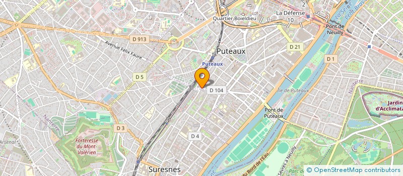 localisation de l'entreprise MONSIEUR JOHANN GENESTIER  PUTEAUX