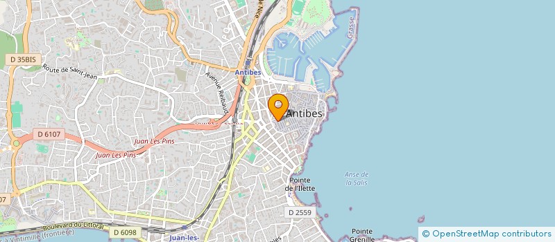 localisation de l'entreprise MONSIEUR JOHANN GFELLER à ANTIBES