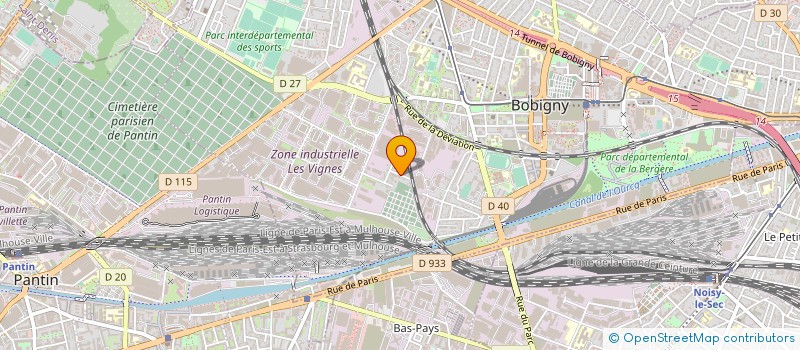 localisation de l'entreprise MONSIEUR JOHANN GODART  BOBIGNY