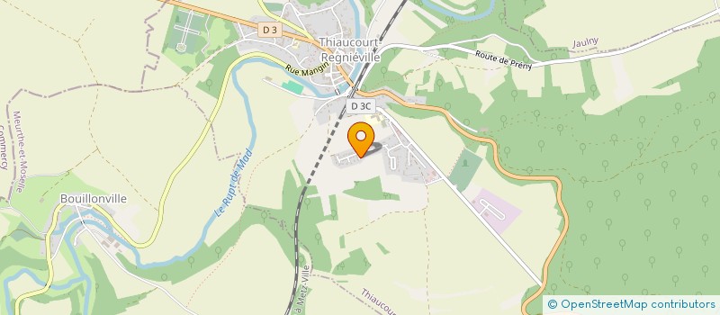 localisation de l'entreprise MONSIEUR JOHANN GONCALVES  THIAUCOURT-REGNIEVILLE