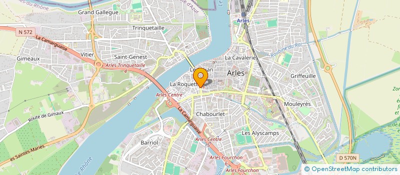 localisation de l'entreprise MONSIEUR JOHANN GRIMALDI  ARLES