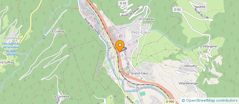 localisation de l'entreprise MONSIEUR JOHANN GRIMAUD  LA LECHERE