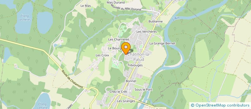 localisation de l'entreprise MONSIEUR JOHANN GROSCLAUDE à CHATILLON-LA-PALUD