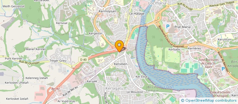 localisation de l'entreprise MONSIEUR JOHANN GUILLERM à QUIMPER