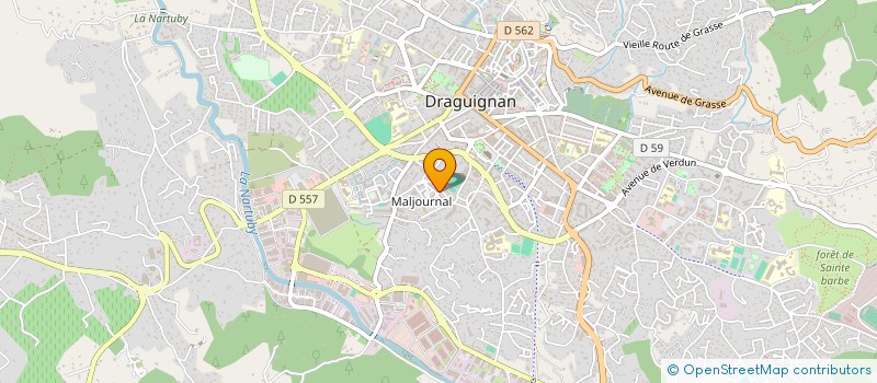 localisation de l'entreprise MONSIEUR JOHANN HALBOT  DRAGUIGNAN