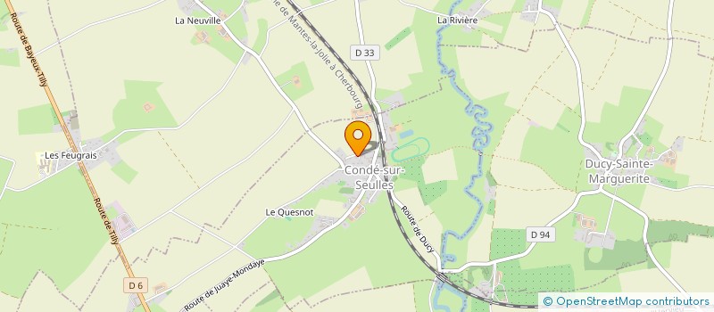 localisation de l'entreprise MONSIEUR JOHANN HAMON  CONDE-SUR-SEULLES