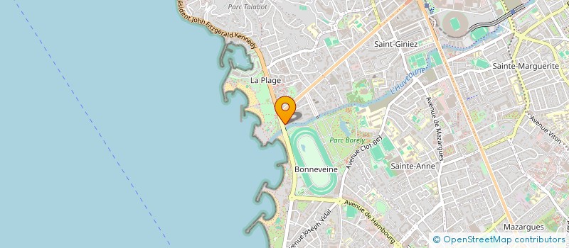 localisation de l'entreprise MONSIEUR JOHANN HEBERGER  MARSEILLE