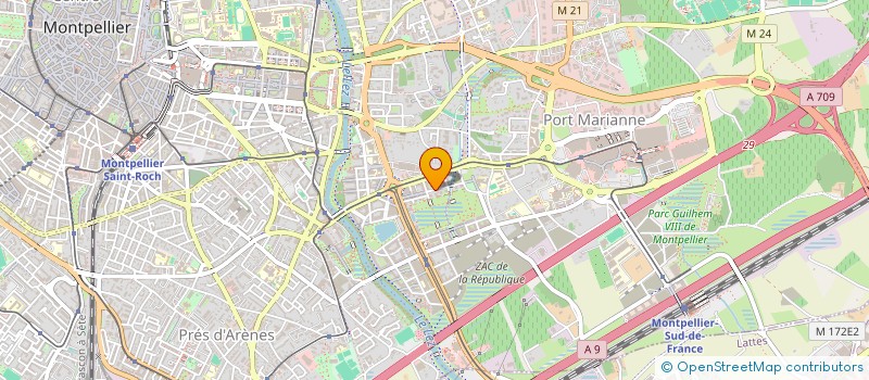 localisation de l'entreprise MONSIEUR JOHANN HENNACHE  MONTPELLIER