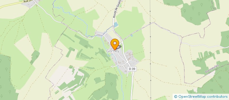 localisation de l'entreprise MONSIEUR JOHANN JEANDEL  GIRANCOURT