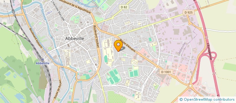 localisation de l'entreprise MONSIEUR JOHANN LAIGLE à ABBEVILLE