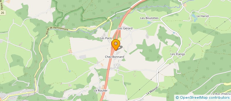 localisation de l'entreprise MONSIEUR JOHANN LAMBERT  LE VAL-D'AJOL