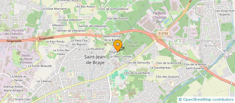 localisation de l'entreprise MONSIEUR JOHANN LAUTHIER à SAINT-JEAN-DE-BRAYE