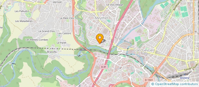 localisation de l'entreprise MONSIEUR JOHANN LAVOREL  ANNECY