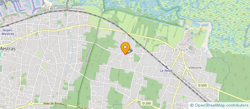 localisation de l'entreprise MONSIEUR JOHANN LE BLEVEC  LE TEICH