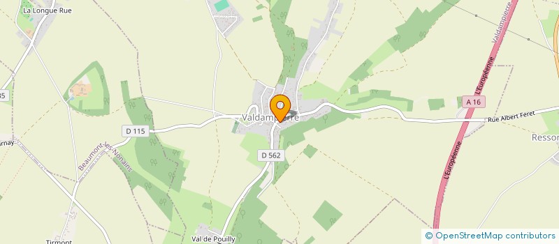 localisation de l'entreprise MONSIEUR JOHANN LE FRIEC  VALDAMPIERRE