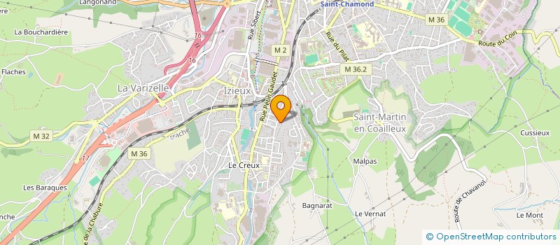 localisation de l'entreprise MONSIEUR JOHANN LE SAULE  SAINT-CHAMOND