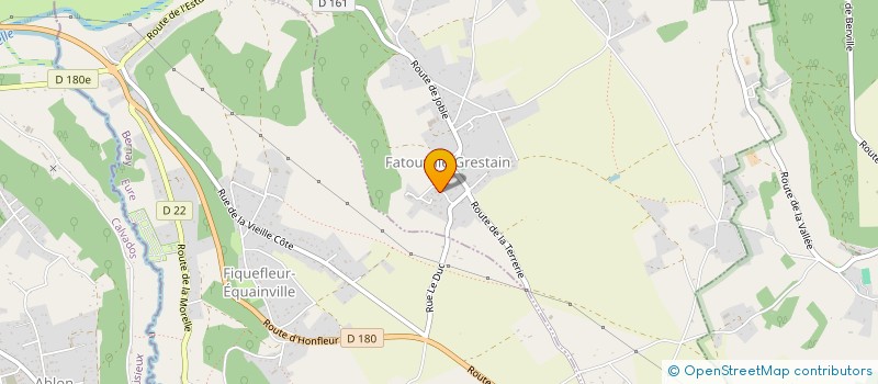 localisation de l'entreprise MONSIEUR JOHANN LECARPENTIER  FATOUVILLE-GRESTAIN