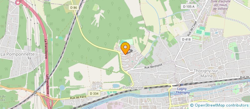 localisation de l'entreprise MONSIEUR JOHANN LEFEBVRE  POMPONNE