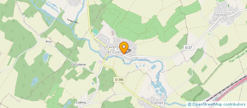 localisation de l'entreprise MONSIEUR JOHANN LEFEBVRE  POILLY