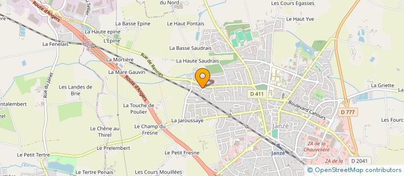 localisation de l'entreprise MONSIEUR JOHANN LELONG  JANZE