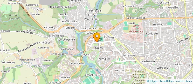localisation de l'entreprise MONSIEUR JOHANN LESCOP à BREST