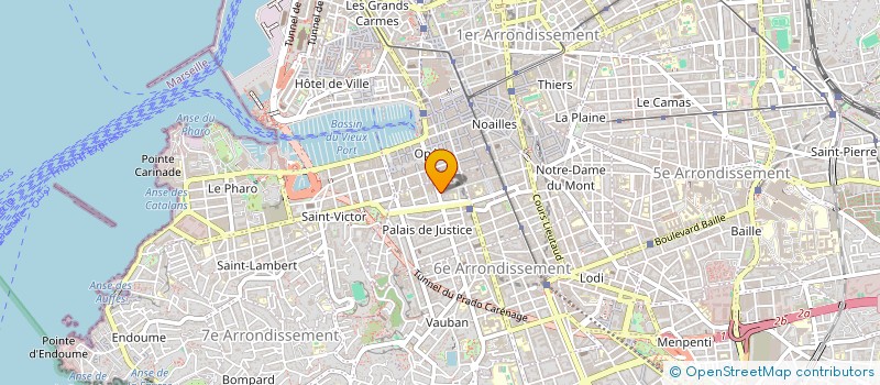 localisation de l'entreprise MONSIEUR JOHANN LEVY  MARSEILLE