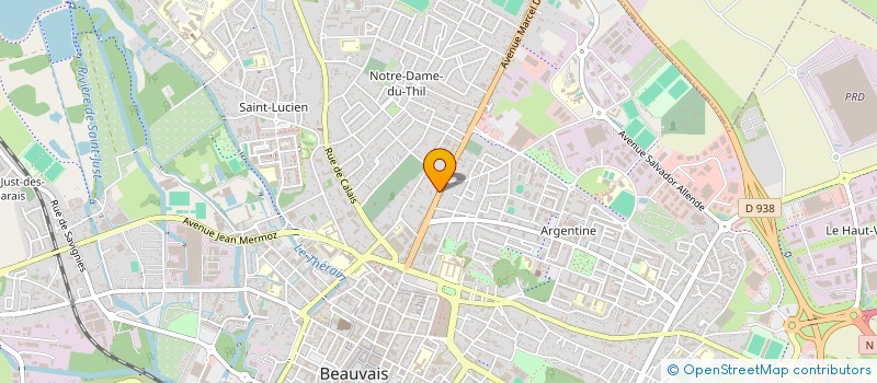 localisation de l'entreprise MONSIEUR JOHANN LU  BEAUVAIS