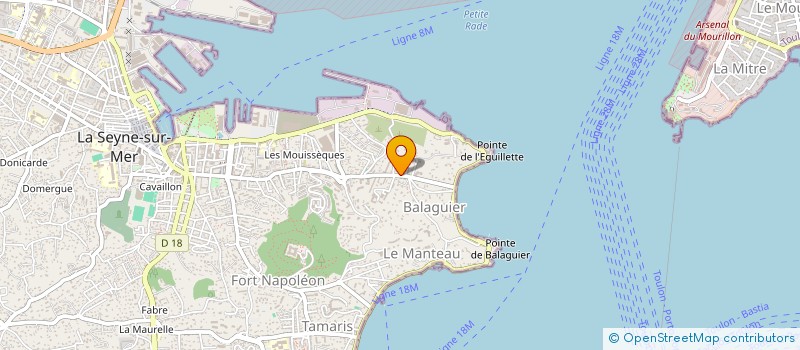 localisation de l'entreprise MONSIEUR JOHANN LUQUE à LA SEYNE-SUR-MER