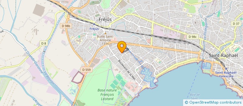 localisation de l'entreprise MONSIEUR JOHANN MACE à FREJUS