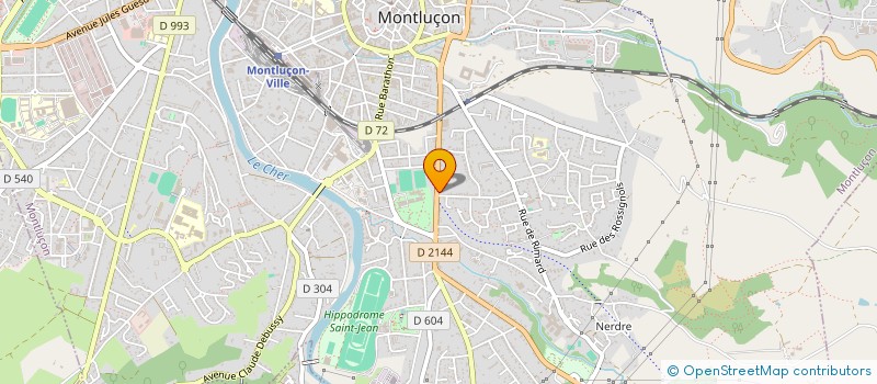 localisation de l'entreprise MONSIEUR JOHANN MAILLART à MONTLUCON